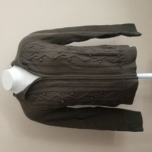 Relativity Full Zip Cardigan Size L